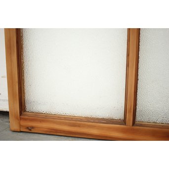 ダイアと黄色ガラスの欄間/明り取りS 2枚1組　R0045 