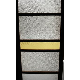 ダイアと黄色ガラスの欄間/明り取りM 2枚1組　R0046YD 