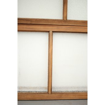 ダイアと黄色ガラスの欄間/明り取りM 2枚1組　R0046YD 