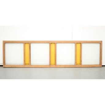 ダイアと黄色ガラスの欄間/明り取りL　R0047 ここから背面