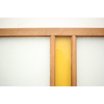 ダイアと黄色ガラスの欄間/明り取りL　R0047 