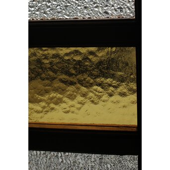 ダイアと黄色ガラスの欄間/明り取りL　R0047 