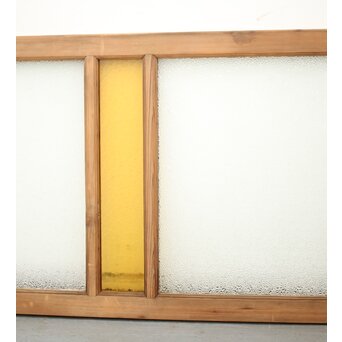 ダイアと黄色ガラスの欄間/明り取りL　R0047 