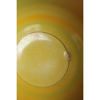 練上手黄金色江戸ガラス徳利と盃　Y028 