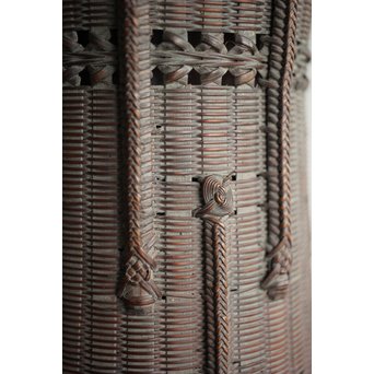 初代 田辺竹雲斎 竹花籠　U231 