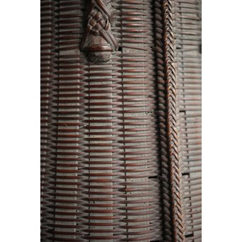 初代 田辺竹雲斎 竹花籠　U231 