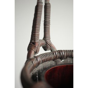 初代 田辺竹雲斎 竹花籠　U231 