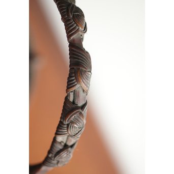 初代 田辺竹雲斎 竹花籠　U231 