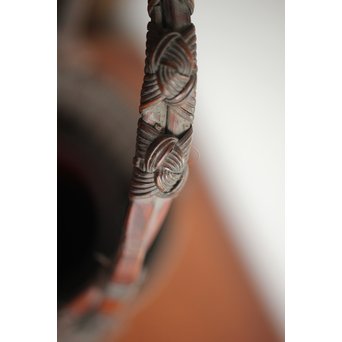 初代 田辺竹雲斎 竹花籠　U231 