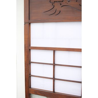 障子とガラスの意匠建具 2枚1組　GD0046Y 