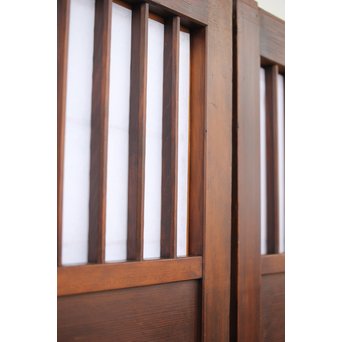 障子とガラスの意匠建具 2枚1組　GD0046Y 