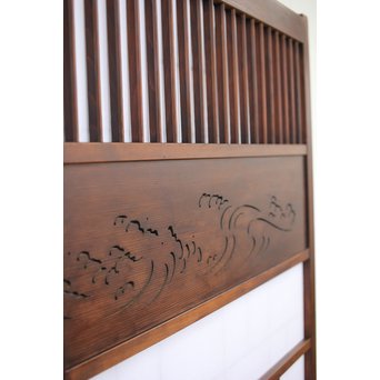 障子とガラスの意匠建具 2枚1組　GD0046Y 