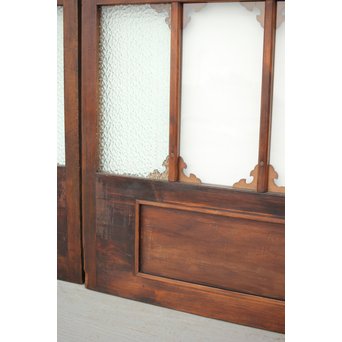 障子とガラスの意匠建具 2枚1組　GD0046Y 