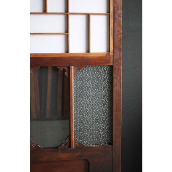 障子とガラスの意匠建具 2枚1組　GD0046Y 