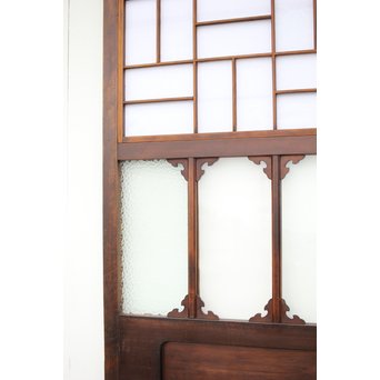 障子とガラスの意匠建具 2枚1組　GD0046Y 