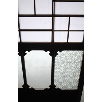 障子とガラスの意匠建具 2枚1組　GD0046Y 