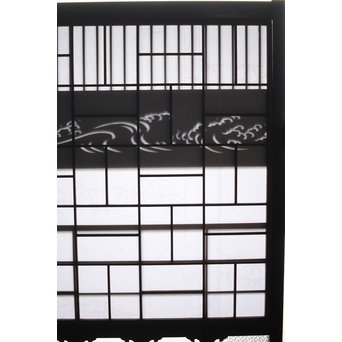 障子とガラスの意匠建具 2枚1組　GD0046Y 