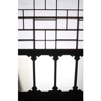 障子とガラスの意匠建具 2枚1組　GD0046Y 