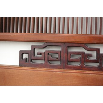 唐木装飾筬欄間 2枚1組　R0048Y 