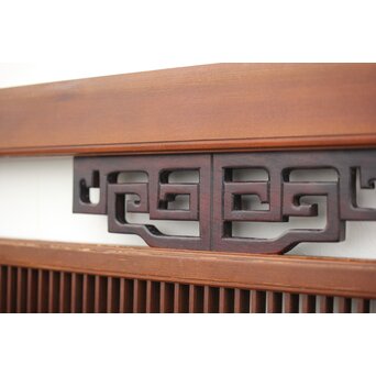 唐木装飾筬欄間 2枚1組　R0048Y 