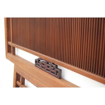 唐木装飾筬欄間 2枚1組　R0048Y 