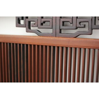 唐木装飾筬欄間 2枚1組　R0048Y 