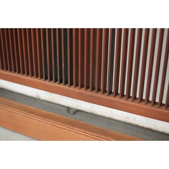 唐木装飾筬欄間 2枚1組　R0048Y 