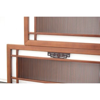 唐木装飾筬欄間 2枚1組　R0048Y 