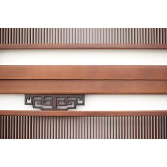 唐木装飾筬欄間 2枚1組　R0048Y 