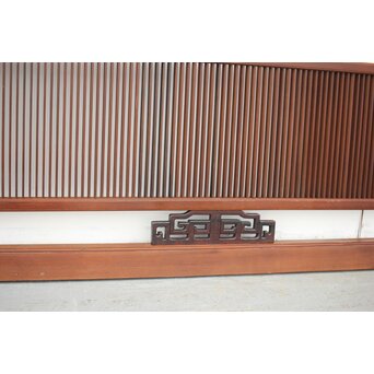 唐木装飾筬欄間 2枚1組　R0048Y 