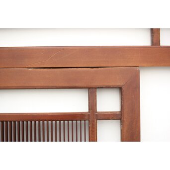 唐木装飾筬欄間 2枚1組　R0048Y 