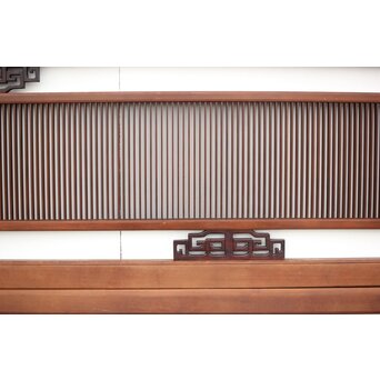 唐木装飾筬欄間 2枚1組　R0048Y 