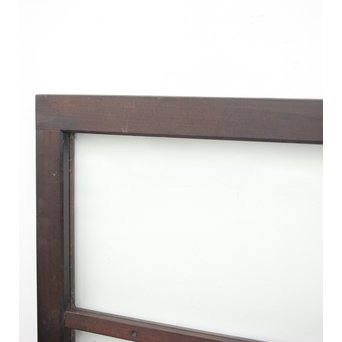 面取りガラスとフローラ黄色ガラスの窓 2枚1組　GD0048Y 