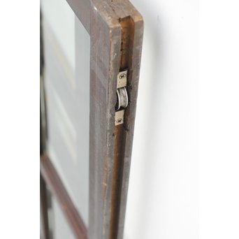 面取りガラスとフローラ黄色ガラスの窓 2枚1組　GD0048Y 