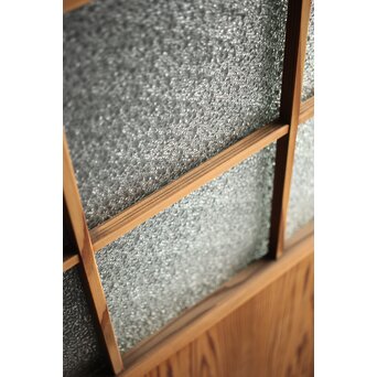 障子戸風 白木ダイアガラス戸　GD0050 