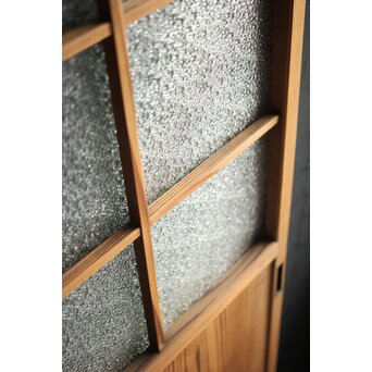 障子戸風 白木ダイアガラス戸　GD0050 