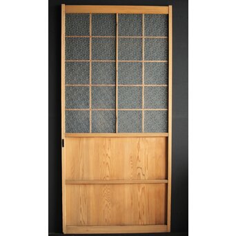 障子戸風 白木ダイアガラス戸　GD0050 