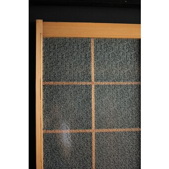 障子戸風 白木ダイアガラス戸　GD0050 