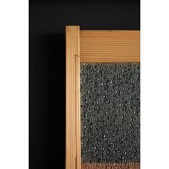 障子戸風 白木ダイアガラス戸　GD0050 