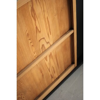 障子戸風 白木ダイアガラス戸　GD0050 