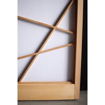 幾何学模様組子の障子戸　F231 