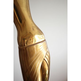 在銘 ブロンズ女性像 一対　M237 