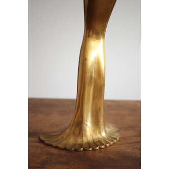 在銘 ブロンズ女性像 一対　M237 