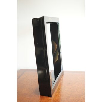 遠山蒔絵 炉縁 村田宗寛 共箱　Q114 