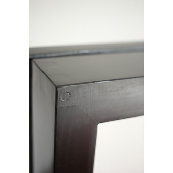 遠山蒔絵 炉縁 村田宗寛 共箱　Q114 