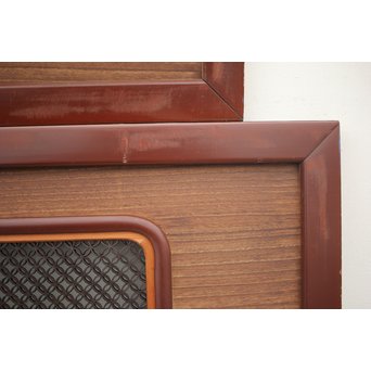 細密七宝繋組子欄間 2枚1組　R0049 