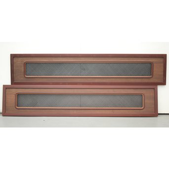 細密七宝繋組子欄間 2枚1組　R0049 