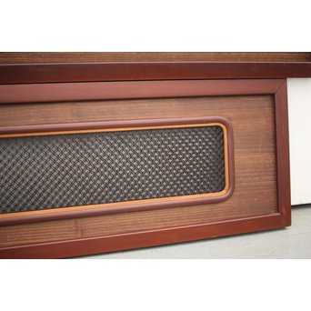 細密七宝繋組子欄間 2枚1組　R0049 