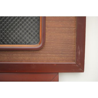 細密七宝繋組子欄間 2枚1組　R0049 