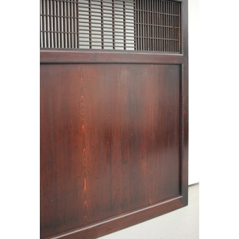 変わり障子枠の田舎風帯戸M 2枚1組　B998YD 